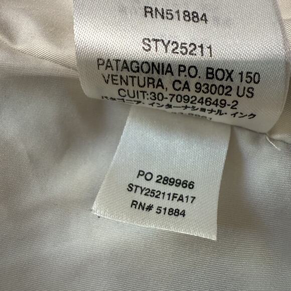 Patagonia Womens Los Gatos Fleece Jacket Sherpa Full Zip Tan Cozy Soft Warm M - Picture 10 of 12